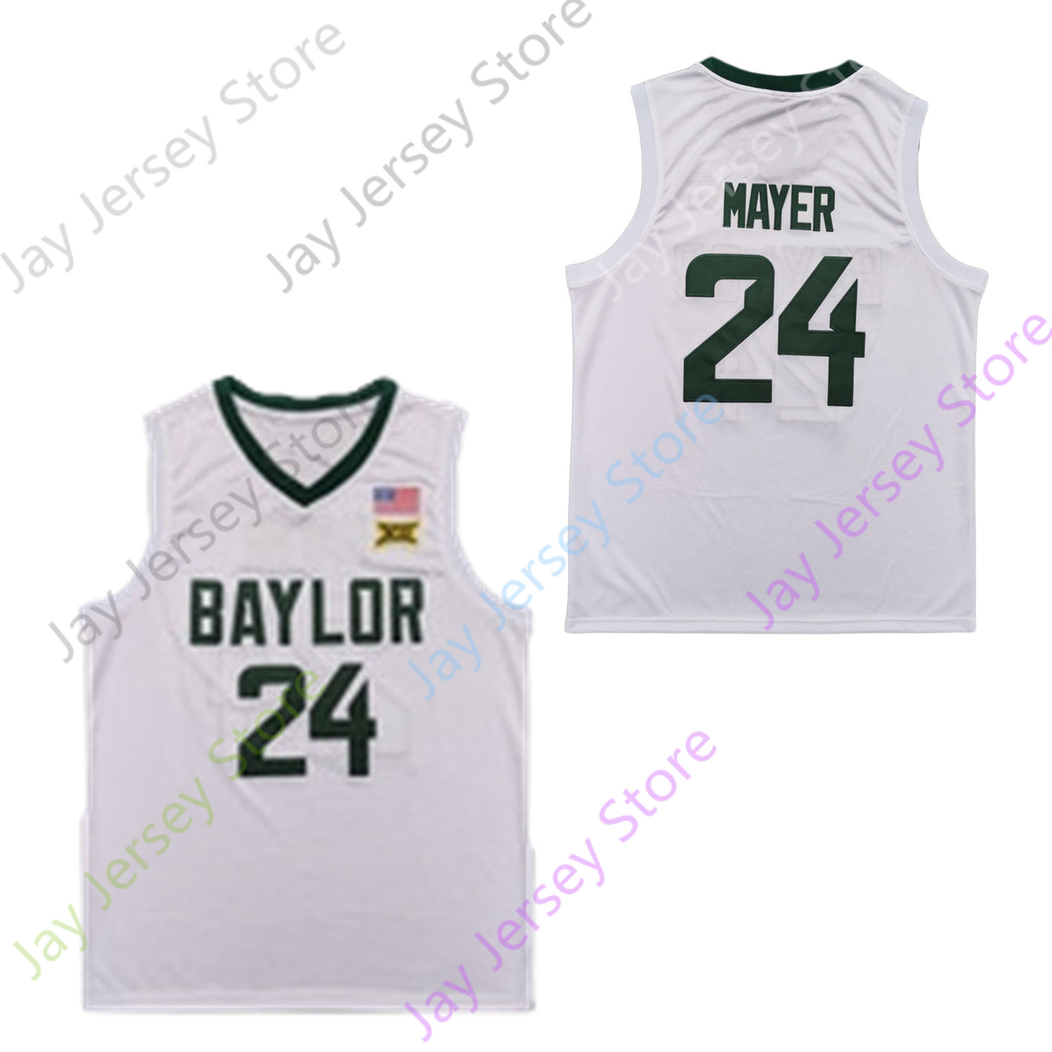 2020 New NCAA Baylor Jerseys Mayer Basketball Jersey College White Size Men Youth Adult All Stitched
2020 New NCAA Baylor Jerseys Mayer Basketball Jersey College White Size Men Youth Adult All Stitched