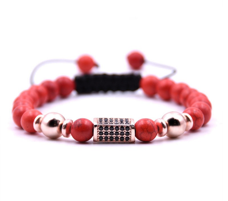 Natural stone hand-woven bracelet couple diffuser beads cure Aura birthday gift bracelet