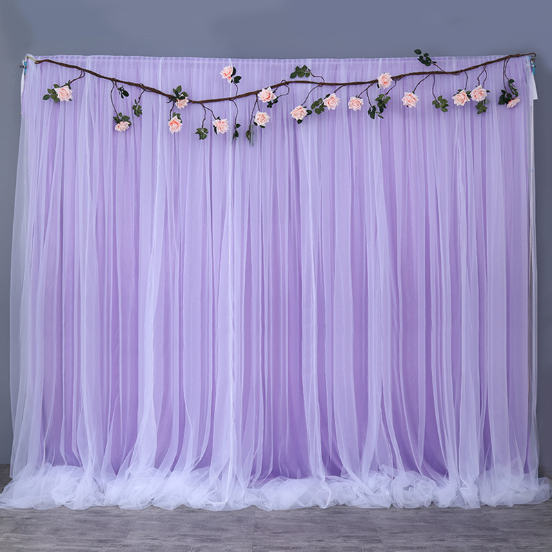 3MX6M ice silk wedding backdrop curtain with White Floating Tulle Sheer Yarn Wedding Party Stage Celebration Background graduation stage
3MX6M ice silk wedding backdrop curtain with White Floating Tulle Sheer Yarn Wedding Party Stage Celebration Background graduation stage