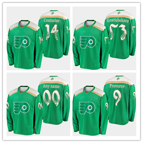 2019 Green St. Patricks Day Philadelphia Flyers Jersey Carter Hart Claude Giroux Travis Konecny Gostisbehere Provorov Jakub Voracek Patrick, Red
2019 Green St. Patricks Day Philadelphia Flyers Jersey Carter Hart Claude Giroux Travis Konecny Gostisbehere Provorov Jakub Voracek Patrick, Red