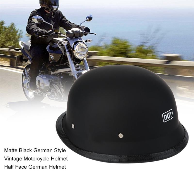 New /XL Electroplating Matte German Style Vintage Motorcycle Steel Helmet Durable Half Face German Helmet Motorcycle, As pic
New /XL Electroplating Matte German Style Vintage Motorcycle Steel Helmet Durable Half Face German Helmet Motorcycle, As pic
