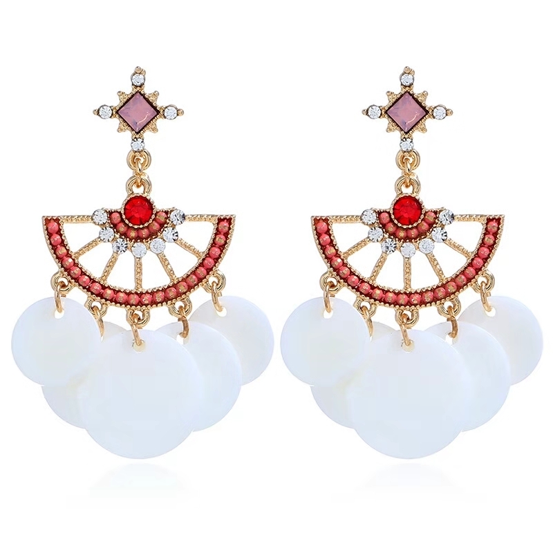 Wholesale tassel dangle earrings semi-circle diamonds fringe chandelier ear drop women girl Bohemia ear jewelry three colors white blue pink
Wholesale tassel dangle earrings semi-circle diamonds fringe chandelier ear drop women girl Bohemia ear jewelry three colors white blue pink