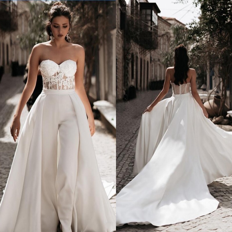 Elegant Wedding Dresses with Jacket Beading Sequins Wedding Bridal Gowns Ankle Length Plus Size Mothers Dress, Ivory
Elegant Wedding Dresses with Jacket Beading Sequins Wedding Bridal Gowns Ankle Length Plus Size Mothers Dress, Ivory