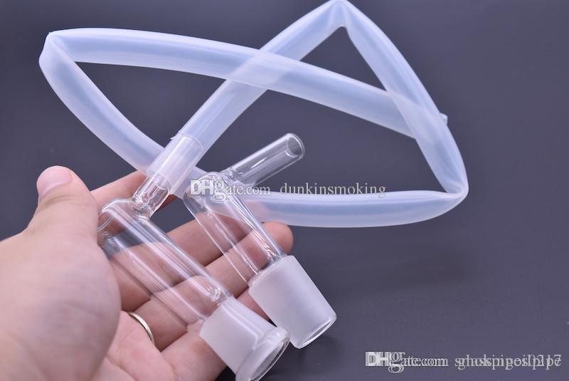 L style 14mm 18mm male female Glass Vapor Whip Adapter 90Degree Extreme Q V-Tower Vaporizer Glass Elbow Adapter with 30 hose for water bongs
L style 14mm 18mm male female Glass Vapor Whip Adapter 90Degree Extreme Q V-Tower Vaporizer Glass Elbow Adapter with 30 hose for water bongs