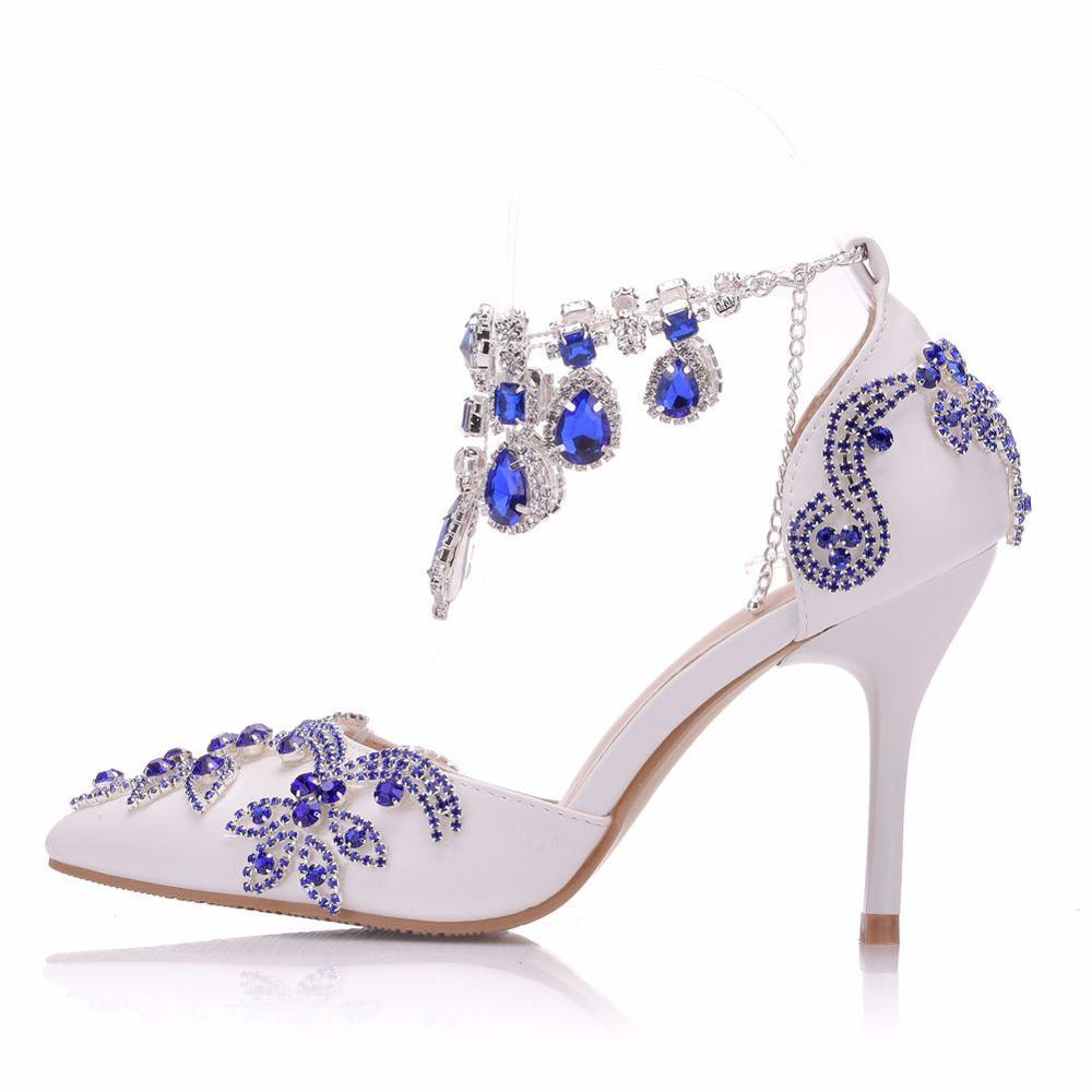 9cm blue Rhinestone Sandals bride Wedding Shoes Women Extreme High Heels Ladies Shoes Silver Pumps Women Heels Sandals
9cm blue Rhinestone Sandals bride Wedding Shoes Women Extreme High Heels Ladies Shoes Silver Pumps Women Heels Sandals