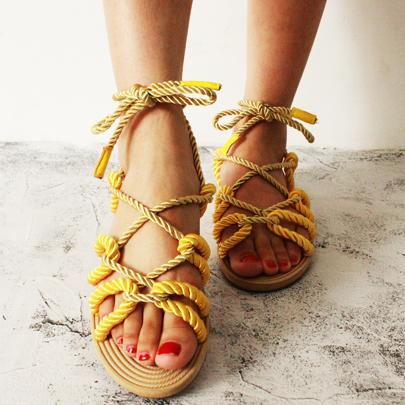 Hot Sale-summer fashion straps flat sandals hollow breathable beach women's shoes, Blue
Hot Sale-summer fashion straps flat sandals hollow breathable beach women's shoes, Blue