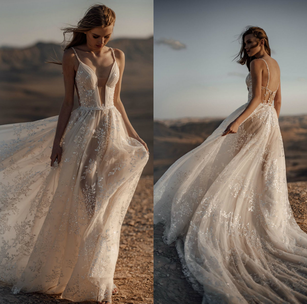 2020 Bohemian Wedding Dresses Spaghetti Lace Beaded Appliqued A Line Boho Wedding Dress Sweep Train Custom Made Beach Bridal Gowns, Water melon
2020 Bohemian Wedding Dresses Spaghetti Lace Beaded Appliqued A Line Boho Wedding Dress Sweep Train Custom Made Beach Bridal Gowns, Water melon
