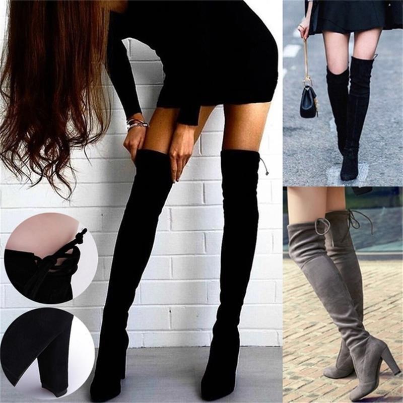 Women's Warm Boots Autumn Winter New Pointed Thick With Side Zipper Over The Knee Boots Elastic Ladies Long Boots, Black
Women's Warm Boots Autumn Winter New Pointed Thick With Side Zipper Over The Knee Boots Elastic Ladies Long Boots, Black