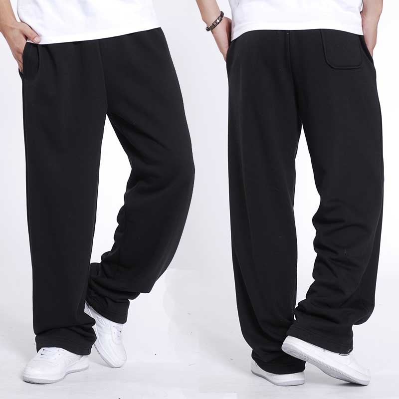 Fashion Hip Hop Streetwear Sweatpants Men Joggers Cotton Autumn Winter Sweat Pants Loose Baggy Track Trousers Male Clothes Cj