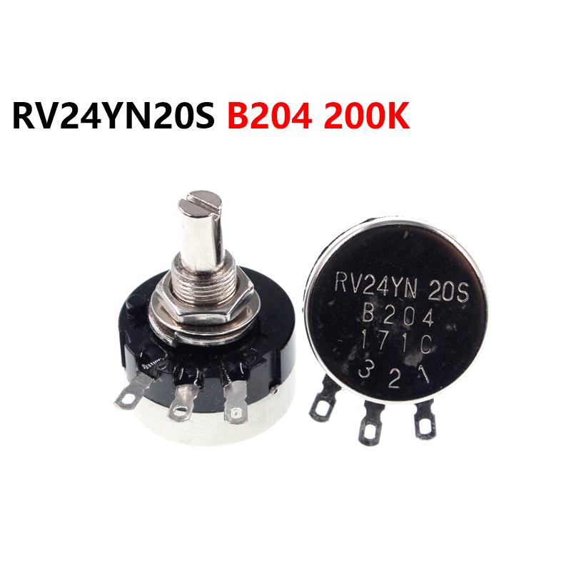 RV24YN20S B204 200K Single turn carbon film potentiometer adjustable resistor