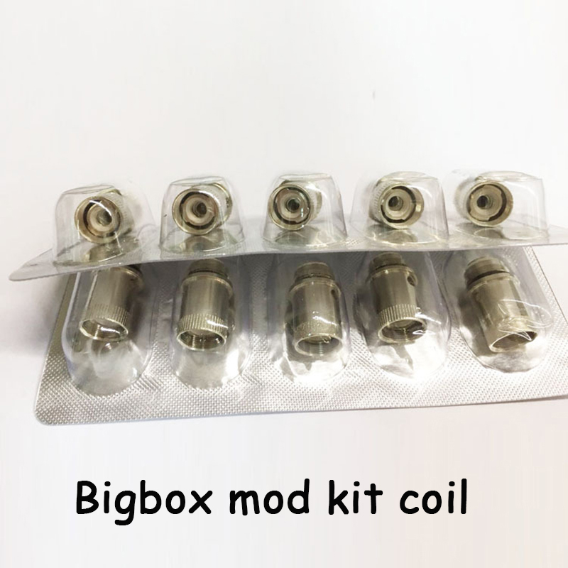 BIGBOX Electronic Cigarette Coil Head 0.3ohm Coil Resistance 3ml Tank Atomizer Coils For 80W Voltage Adjustable BIGBOX Vapes Box Mod Kit
BIGBOX Electronic Cigarette Coil Head 0.3ohm Coil Resistance 3ml Tank Atomizer Coils For 80W Voltage Adjustable BIGBOX Vapes Box Mod Kit