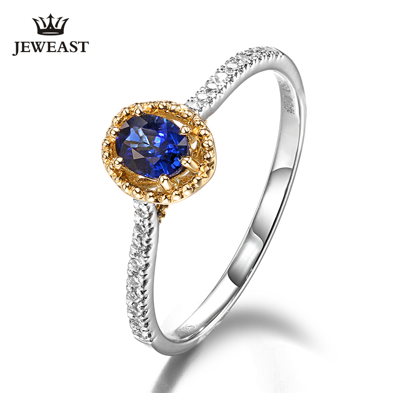 Cluster Rings ENZO Natural Sapphire 18K Pure Gold 2021 Selling Top Ring Women Heart Shape For Ladies Woman Genuine Jewelry
Cluster Rings ENZO Natural Sapphire 18K Pure Gold 2021 Selling Top Ring Women Heart Shape For Ladies Woman Genuine Jewelry