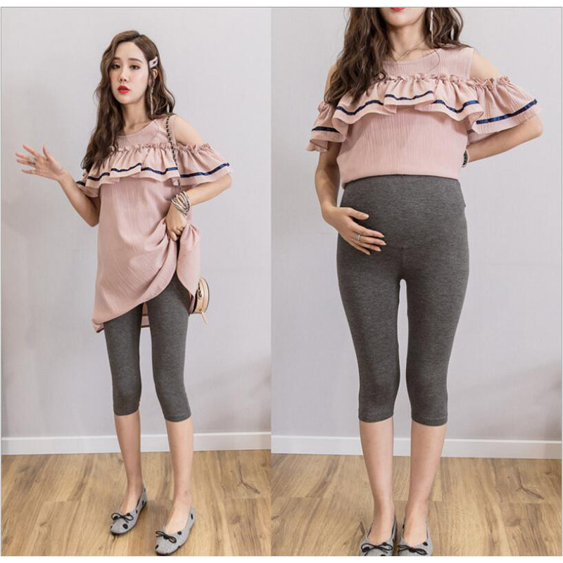Summer Trousers Maternity 7point Pants Spring Casual Maternity Legging Elastic Waist Belly Sports Legging X125, Gray
Summer Trousers Maternity 7point Pants Spring Casual Maternity Legging Elastic Waist Belly Sports Legging X125, Gray