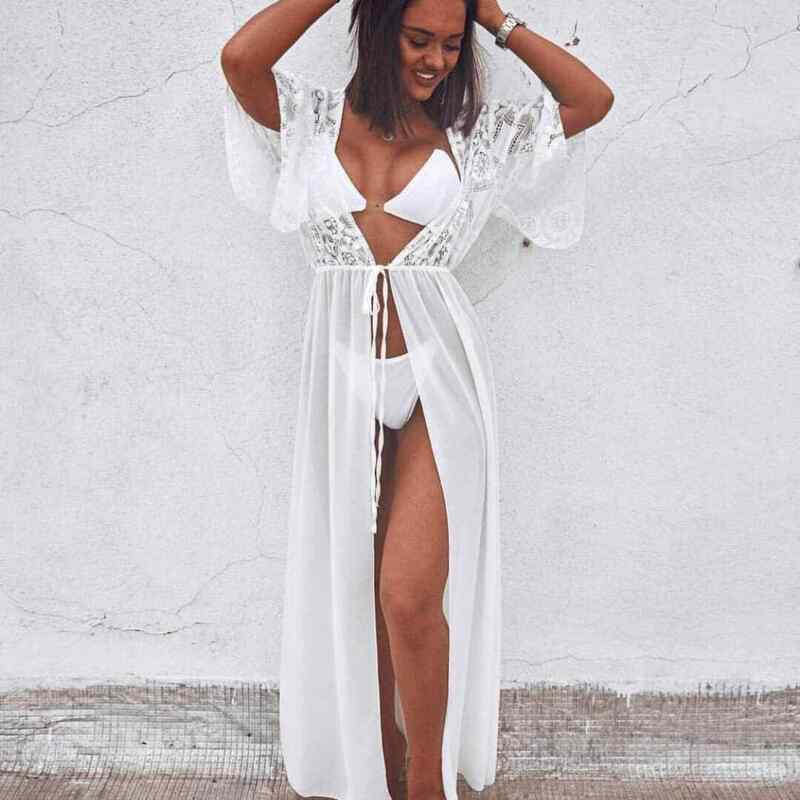 2020 Sexy Beach Dress Swimwear Women Beach Floral Lace Mesh Cover Up Swimwear Bikini Long Cover-ups Plage Zaful Dress for
2020 Sexy Beach Dress Swimwear Women Beach Floral Lace Mesh Cover Up Swimwear Bikini Long Cover-ups Plage Zaful Dress for