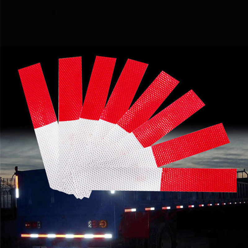 Car Sticker Reflective Stickers Warning Strip Universal Car Reflective Truck Auto Supplies Night Driving Security Exterior Accessories