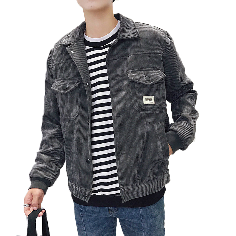 2017 Men's Fleece Jacket Japan Style Youth Outwear Coat Male Thicke Top Clothing Vintage Turn-down Collar man jackets, Black
2017 Men's Fleece Jacket Japan Style Youth Outwear Coat Male Thicke Top Clothing Vintage Turn-down Collar man jackets, Black