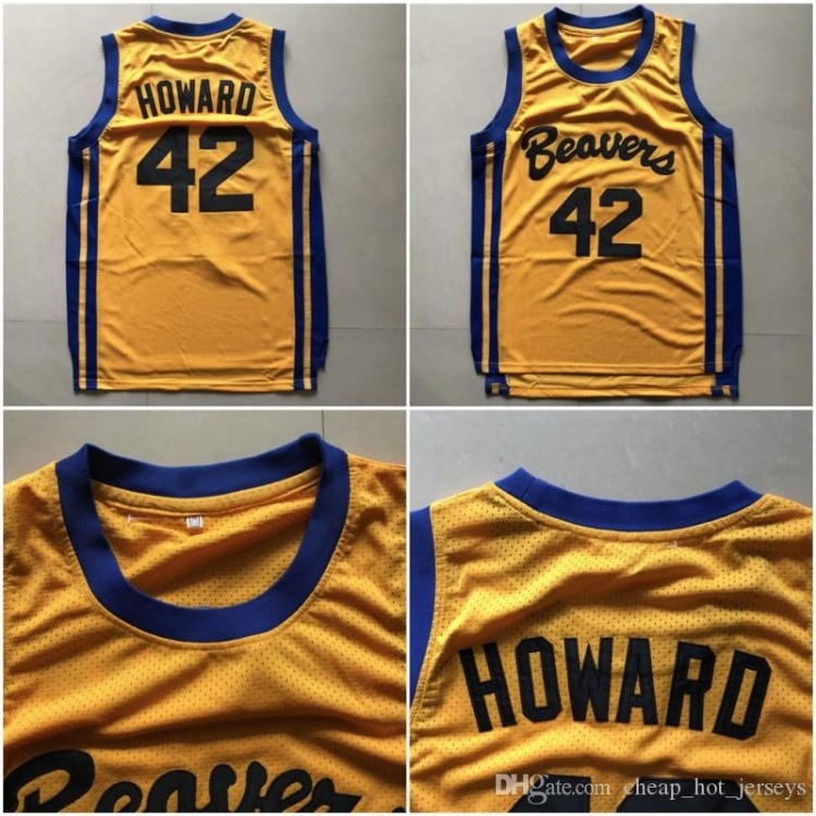 High Top Men 42 Scott Howard Jerseys Moive Basketball Beacon Beavers Jerseys Yellow American Film version state Cheap Stitched Quality, Gold
High Top Men 42 Scott Howard Jerseys Moive Basketball Beacon Beavers Jerseys Yellow American Film version state Cheap Stitched Quality, Gold