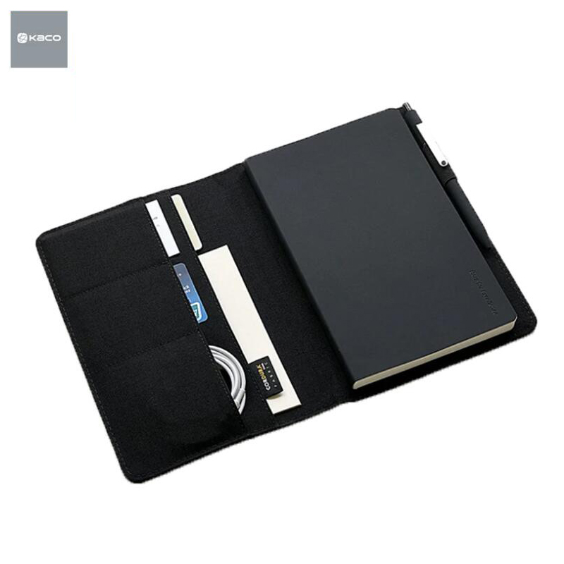 Xiaomi youpin Kaco Noble Paper Notebook PU Leather Cover Multi-layer Storage Design A5 Size Equip with Gel Pen 3001780-B1 от DHgate WW