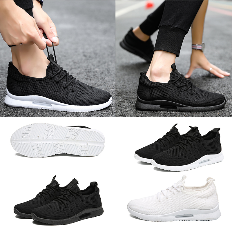 triple white black color women men fashion running shoes elasticity breathable net style trainer sport sneakers size 39-45, A3
triple white black color women men fashion running shoes elasticity breathable net style trainer sport sneakers size 39-45, A3