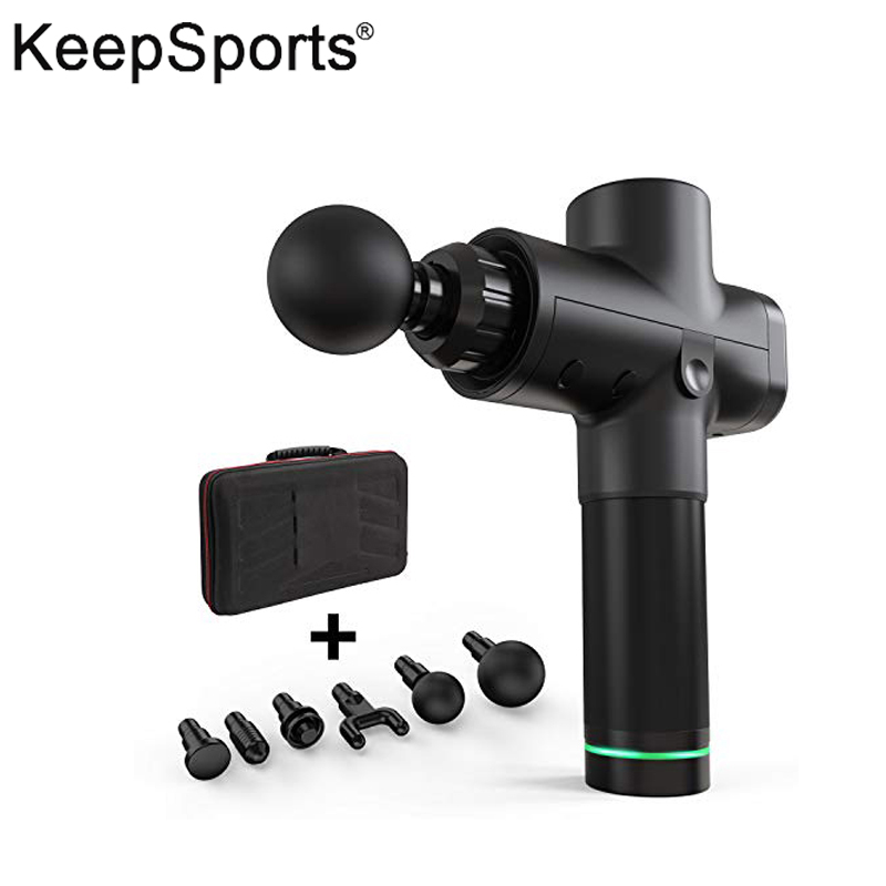 Massage Gun Upgraded 6 Adjustable Speeds Handheld Vibration Deep Tissue Muscle Massager Device - with Heads and Portable Bag
Massage Gun Upgraded 6 Adjustable Speeds Handheld Vibration Deep Tissue Muscle Massager Device - with Heads and Portable Bag