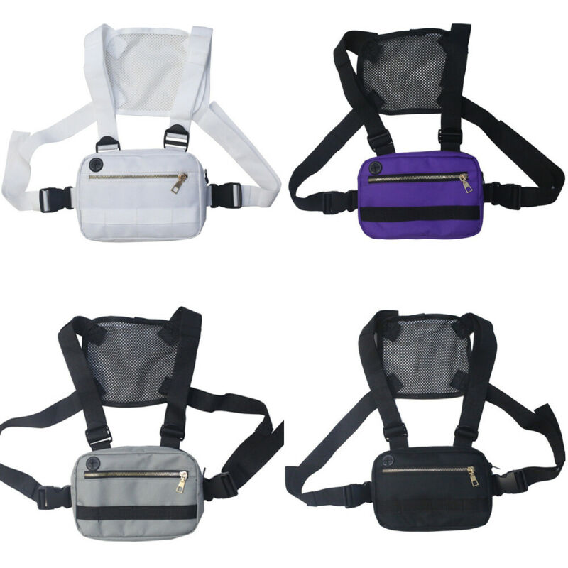 Men Fashion Hip-Hop Chest Bag Women Tactical Vest Strap Chest Pack Streetwear Trendy Rectangle Chest Rig Bags, As picture
Men Fashion Hip-Hop Chest Bag Women Tactical Vest Strap Chest Pack Streetwear Trendy Rectangle Chest Rig Bags, As picture