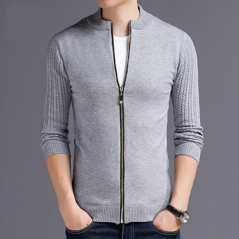 Thoshine Brand Spring Autumn Men Sweatercoats Solid Color Knitted Jackets Zipper Male Cardigan Outerwear Sweater coat Knitwear, Beige
Thoshine Brand Spring Autumn Men Sweatercoats Solid Color Knitted Jackets Zipper Male Cardigan Outerwear Sweater coat Knitwear, Beige