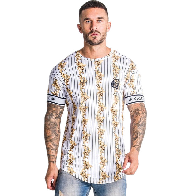 European and American summer new quick dry striped T-shirt casual sports T-shirt male round neck breathable fitness short sleeve
European and American summer new quick dry striped T-shirt casual sports T-shirt male round neck breathable fitness short sleeve