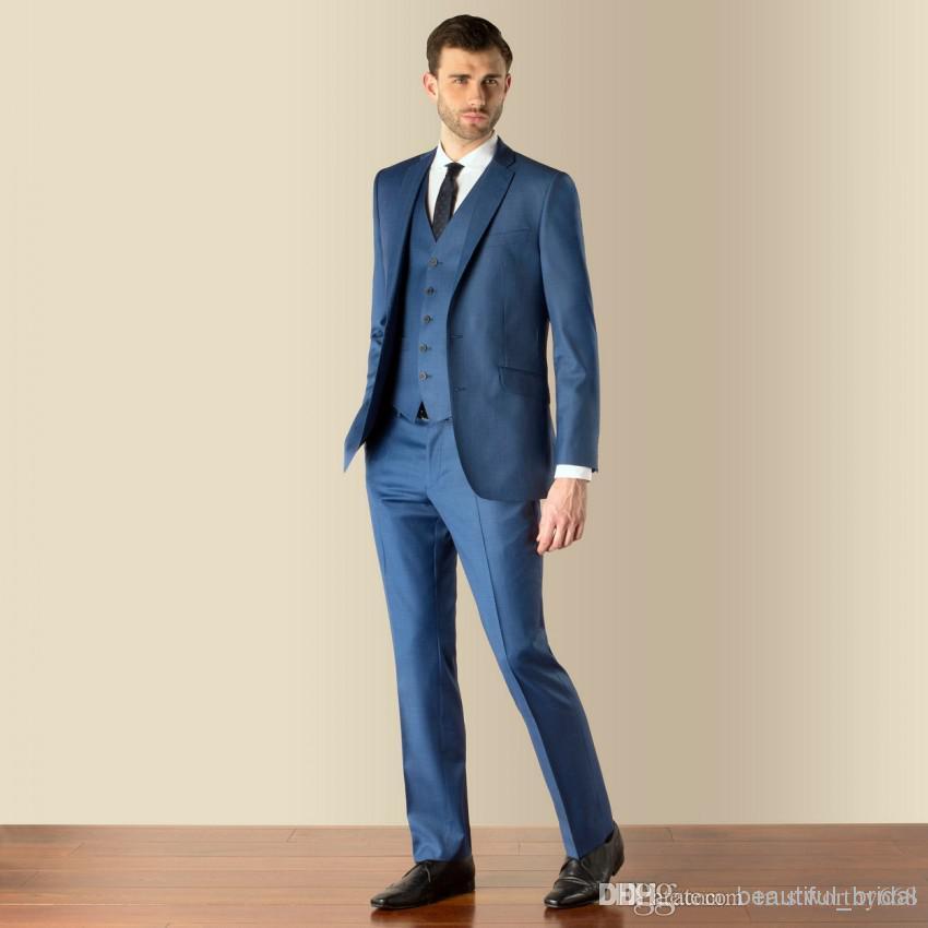 Popular Two Buttons Groomsmen Notch Lapel Groom Tuxedos Men Suits Wedding/Prom Best Man Blazer ( Jacket+Pants+Vest+Tie) 626, Same as image
Popular Two Buttons Groomsmen Notch Lapel Groom Tuxedos Men Suits Wedding/Prom Best Man Blazer ( Jacket+Pants+Vest+Tie) 626, Same as image