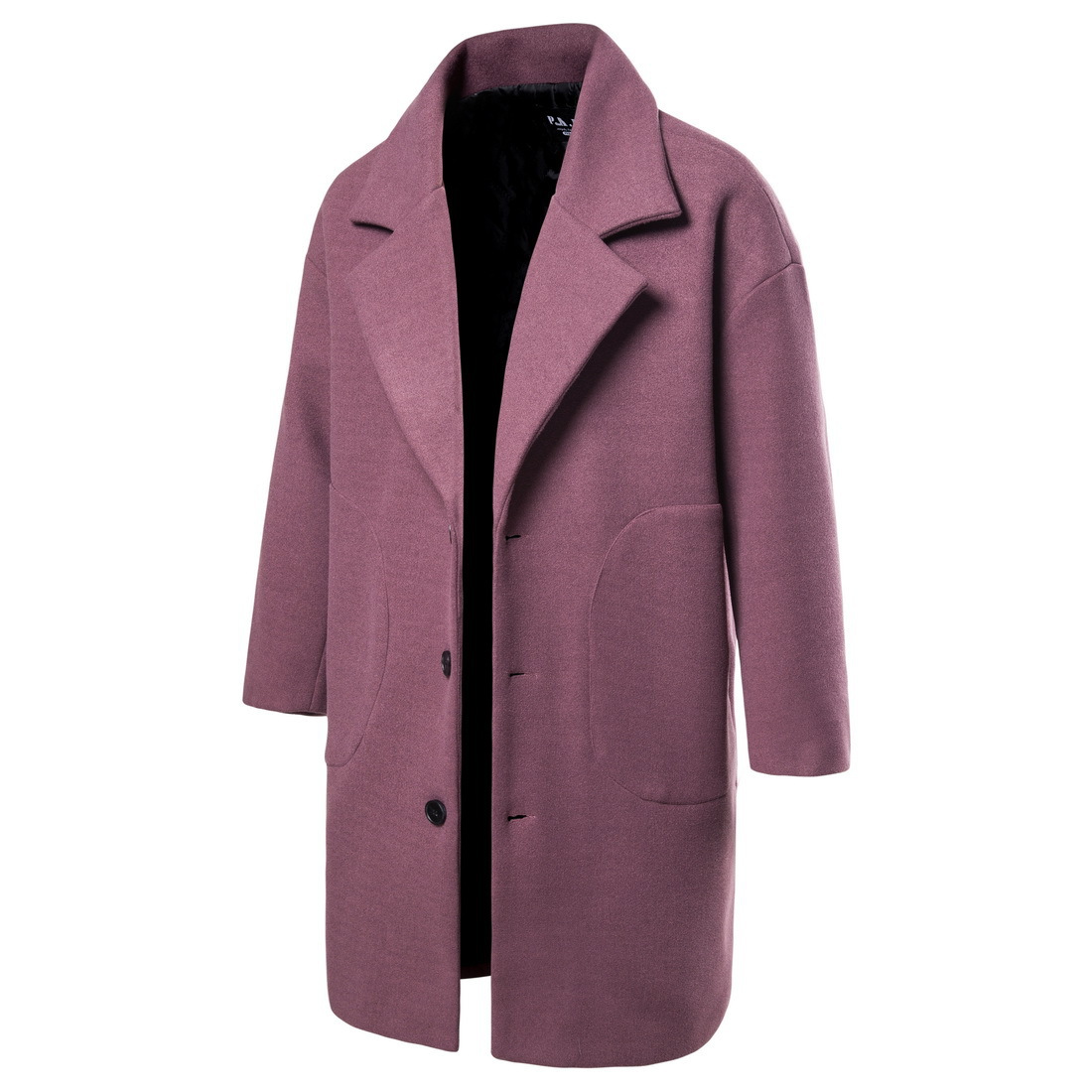 2019 autumn and winter leisure long section of foreign trade coat solid color men's woolen jacket woolen coat male, Black
2019 autumn and winter leisure long section of foreign trade coat solid color men's woolen jacket woolen coat male, Black