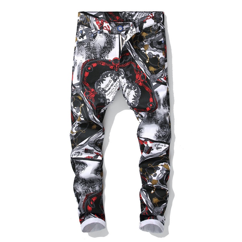 New Jean Homme Pantalones Hombre Jens Men Soft Denim Fashion Print Mens Jeans, Army green
New Jean Homme Pantalones Hombre Jens Men Soft Denim Fashion Print Mens Jeans, Army green