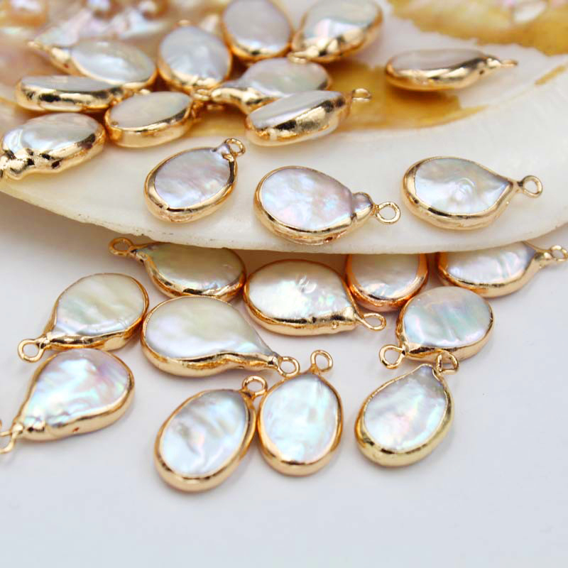 Oval Baroque Pearl Connector 18k Gold Plated Bezel Jewelry Earrings Pendant Accessories
Oval Baroque Pearl Connector 18k Gold Plated Bezel Jewelry Earrings Pendant Accessories