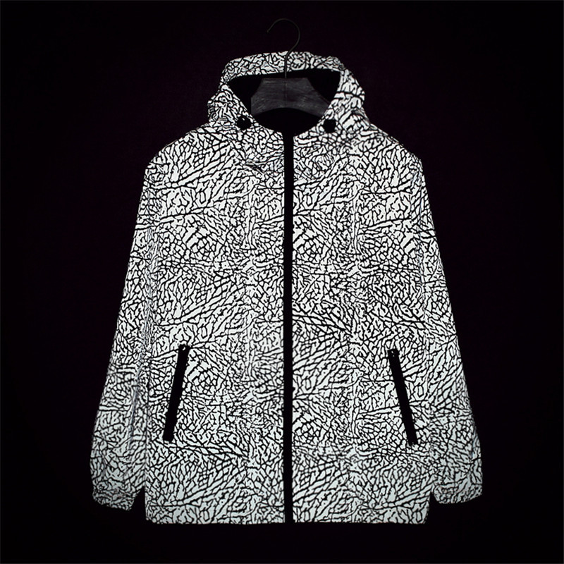 New Men's Spring Men /Women Windbreaker 3m Reflective Jacket Casual Hip Hop Hooded Coats Streetwear Night Shiny Harajuku Jackets, Black;brown
New Men's Spring Men /Women Windbreaker 3m Reflective Jacket Casual Hip Hop Hooded Coats Streetwear Night Shiny Harajuku Jackets, Black;brown