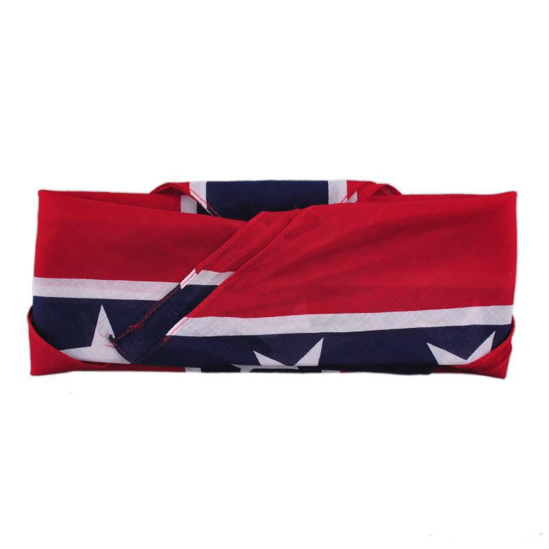 Confederate Flag bandannas do-rags headwraps Civil War Flag 55*55cm Bandana Headband For Adult Bandanas National Polyester Cotton
