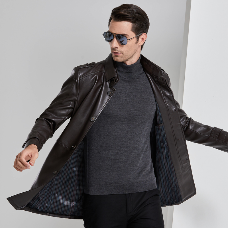 Casual Men's Windbreaker 2019 New Arrival Men PU Leather Jackets Winter Autumn Fleece Trench Long Jacket Windproof Overcoat 4XL, Black
Casual Men's Windbreaker 2019 New Arrival Men PU Leather Jackets Winter Autumn Fleece Trench Long Jacket Windproof Overcoat 4XL, Black