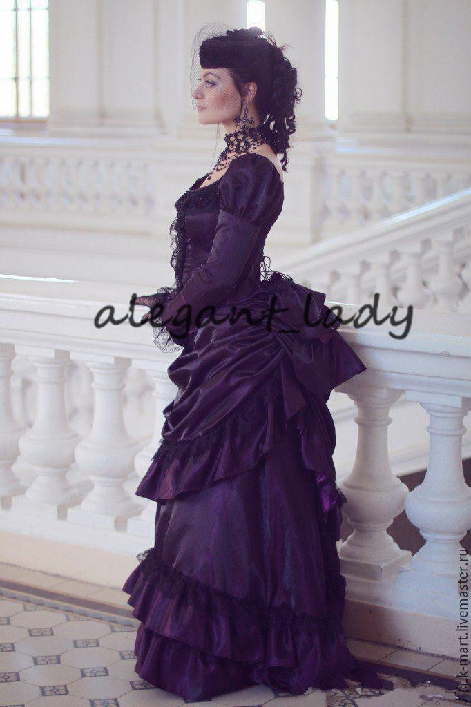 Victorian Gothic corset lace-up Wedding Dresses Retro Royal House Ball Duchess Long Sleeves Lace Ruched Renaissance Aristocracy bride Dress