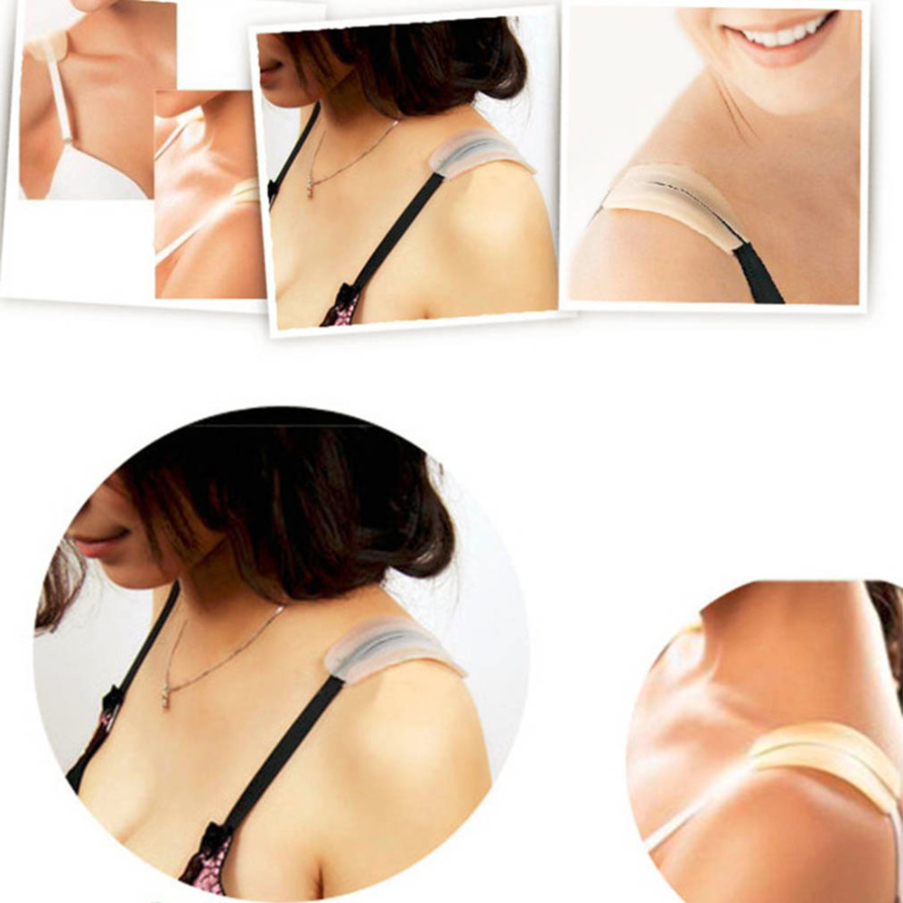 2017 High Quality 2Pcs soft silicone Bra Strap Cushions holder Soft Silicone Non-slip Shoulder Pads Relief Pain Free Shipping 
2017 High Quality 2Pcs soft silicone Bra Strap Cushions holder Soft Silicone Non-slip Shoulder Pads Relief Pain Free Shipping