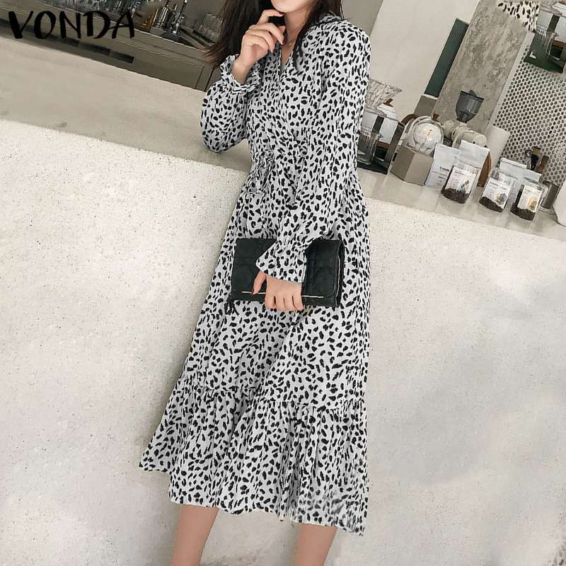 VONDA 2020 Summer Dress 5XL Women Sexy Dot Printed Party Maxi Long Dresses Casual Bohemian Vestidos Female Plus Size Sundress, Black
VONDA 2020 Summer Dress 5XL Women Sexy Dot Printed Party Maxi Long Dresses Casual Bohemian Vestidos Female Plus Size Sundress, Black