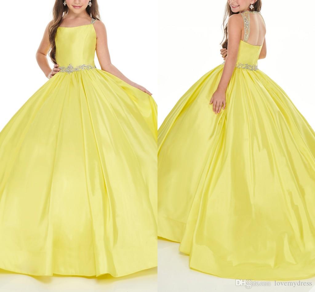 Shining Yellow Girls Pageant Dresses 2020 Princess Ball Gows Rhinestones Beaded Spaghetti Beaded Straps Flower Girl Dress For Wedding Party, Royal blue
Shining Yellow Girls Pageant Dresses 2020 Princess Ball Gows Rhinestones Beaded Spaghetti Beaded Straps Flower Girl Dress For Wedding Party, Royal blue