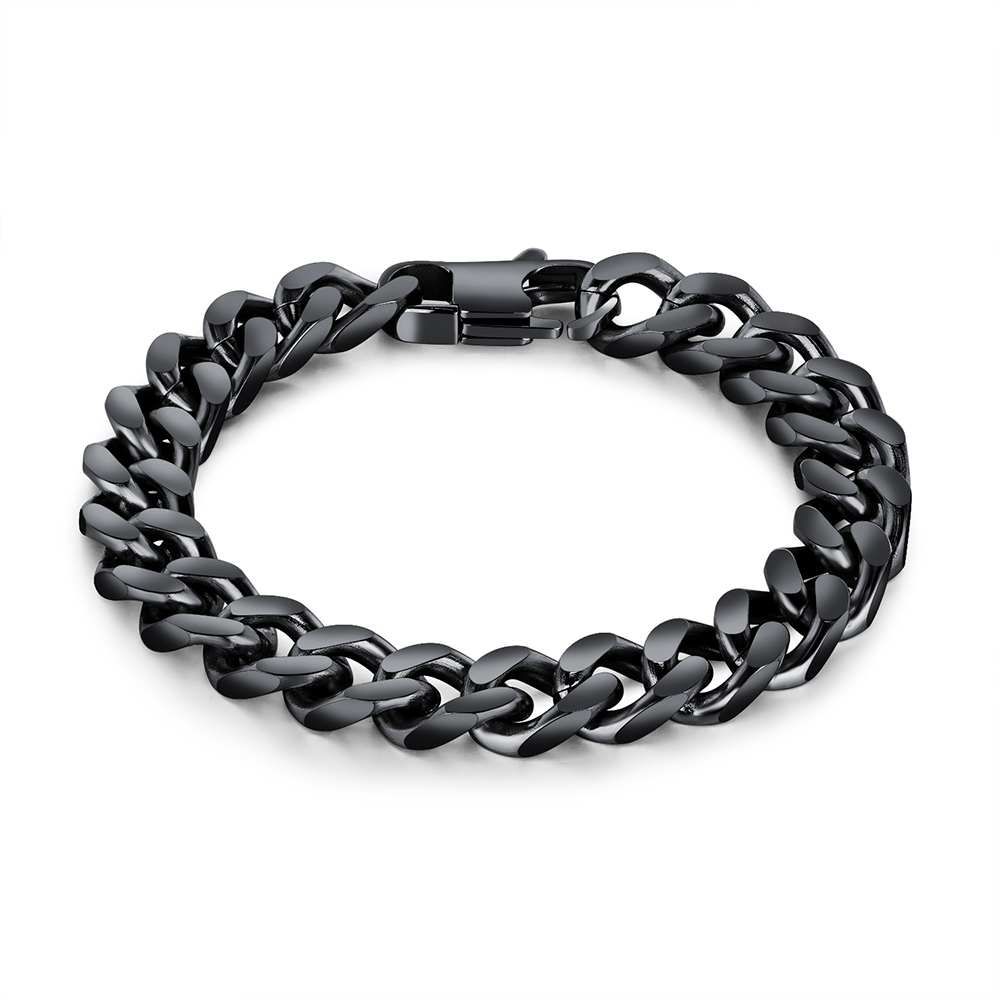 Men's Snake Bone Chain Bracelets Business Stainless Steel Titanium Steel Bangle Jewelry