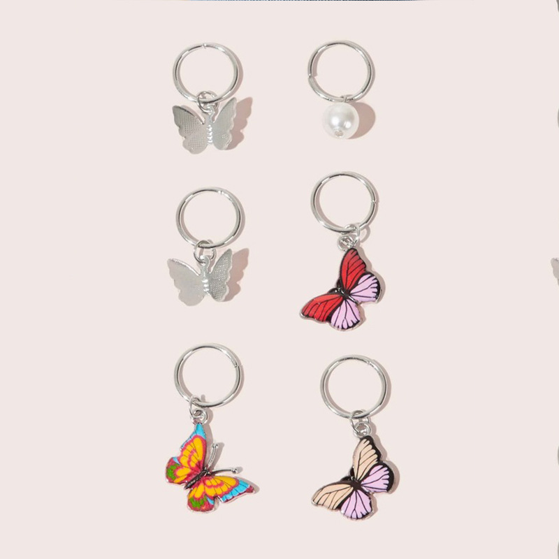 6pcs/pack Cute Butterfly Hair Clips Women Hairpins Fashion Headpiece Barrette Wedding Hairpins Hair Accessories Hair Styling Tools 2020
