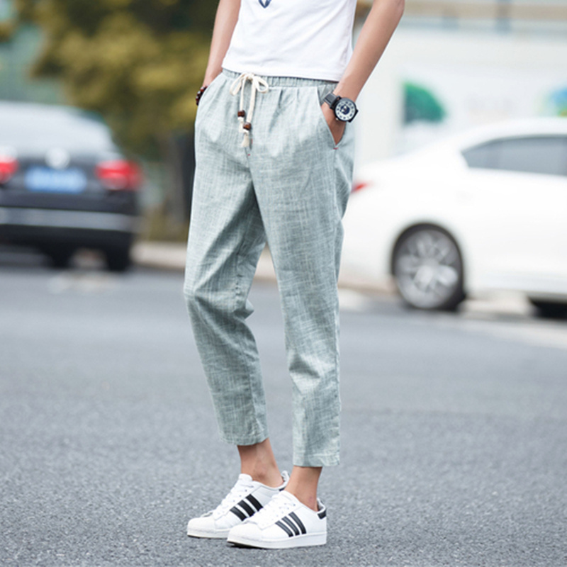 5XL 2020 Men' Trousers Ankle-length breathable Linen Cotton Pant Mens Harem Joggers Casual Sweatpants Men Pants for Male, Light yellow
5XL 2020 Men' Trousers Ankle-length breathable Linen Cotton Pant Mens Harem Joggers Casual Sweatpants Men Pants for Male, Light yellow