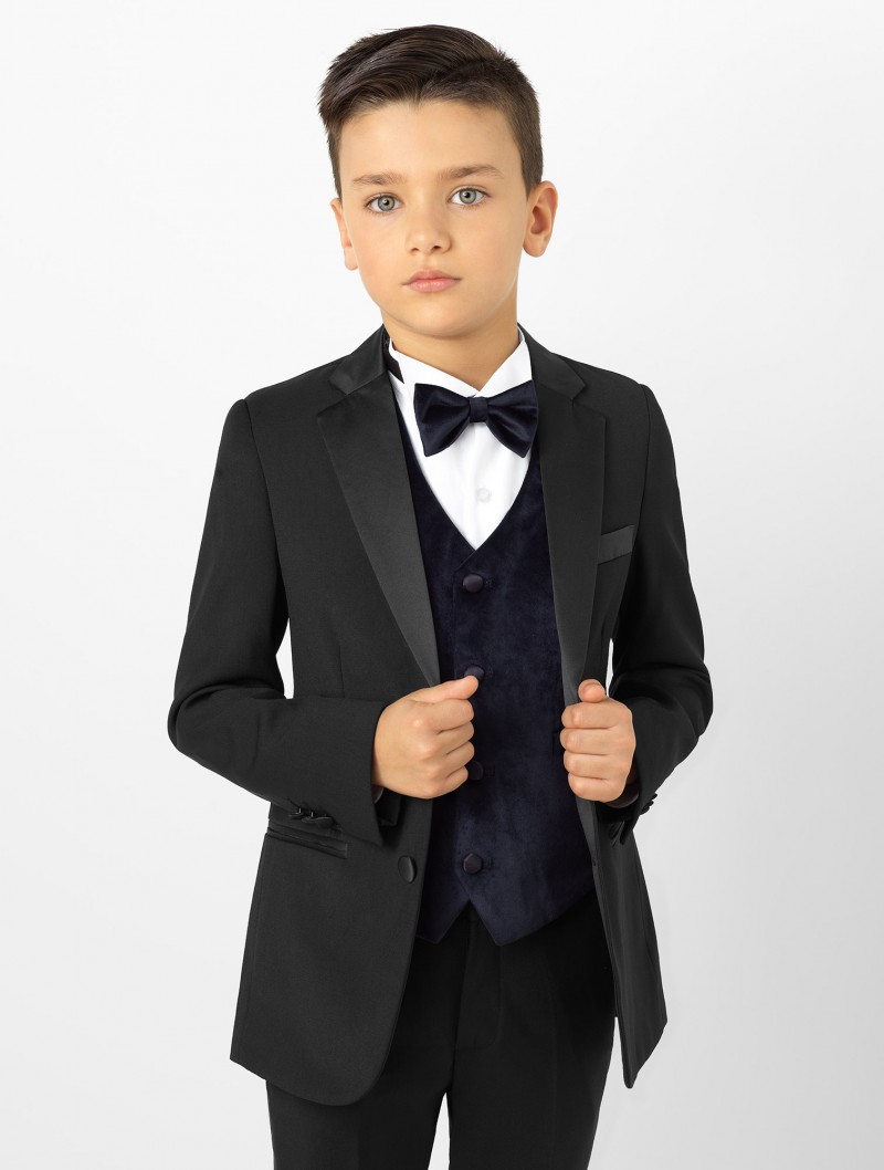 black boy formal suits dinner tuxedos little boy groomsmen kids children for wedding party prom suit formal wear jacketspants