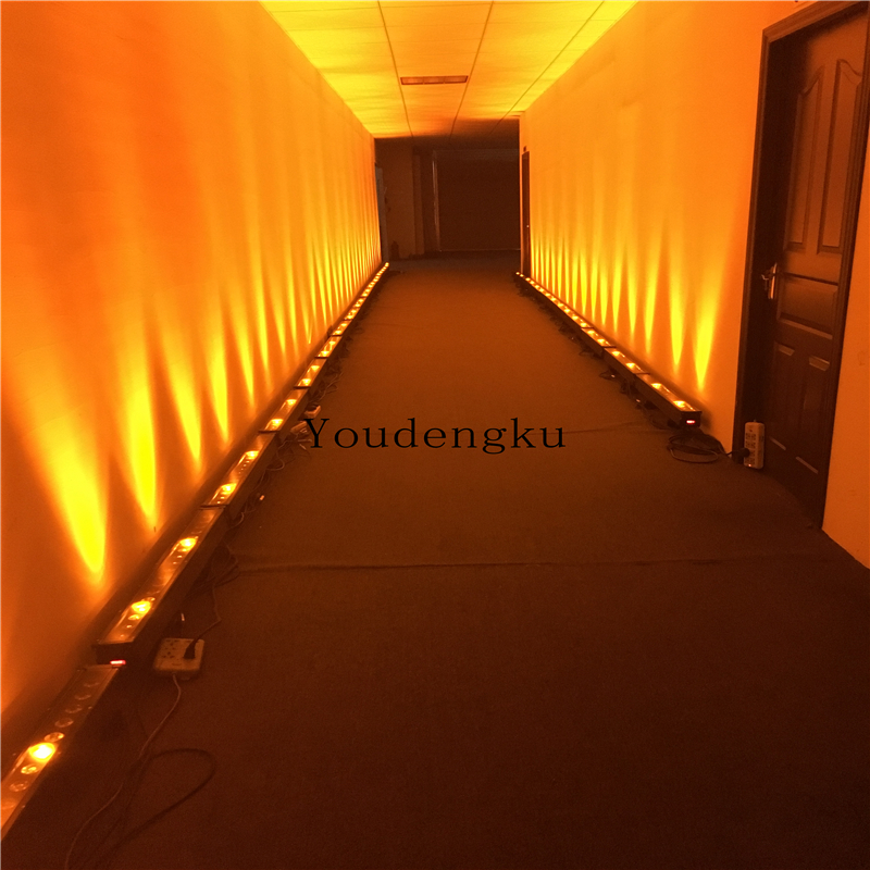 6pcs single led Individually controlled outdoor led lights wall washer 18*10w 4in1 wall washer waterproof rgbw led wall wahser