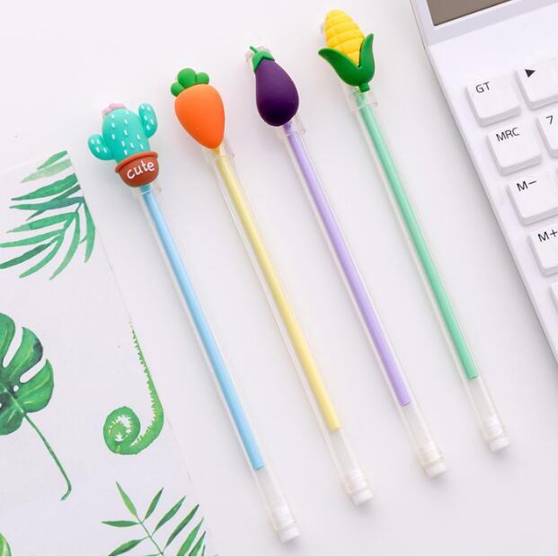 cute vegetables gel pens korean stationery black ink cactus gel pens kawaii signature pens for promotion gift school office supplies
cute vegetables gel pens korean stationery black ink cactus gel pens kawaii signature pens for promotion gift school office supplies