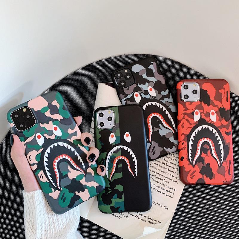 Hot Luxury Designer phone case for iphone X XR XS 11 Pro Max 7 8 plus Soft Silicon Fashion Camouflage Shark Mouth Phone Back cover
Hot Luxury Designer phone case for iphone X XR XS 11 Pro Max 7 8 plus Soft Silicon Fashion Camouflage Shark Mouth Phone Back cover