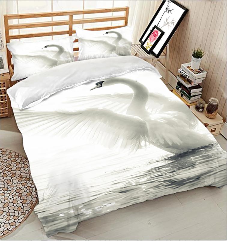 White Swan 3D Bedding Sets Bedsheet Duvet Pillowcase Bed Cover California King Bed Linen, 3d bedding set
White Swan 3D Bedding Sets Bedsheet Duvet Pillowcase Bed Cover California King Bed Linen, 3d bedding set