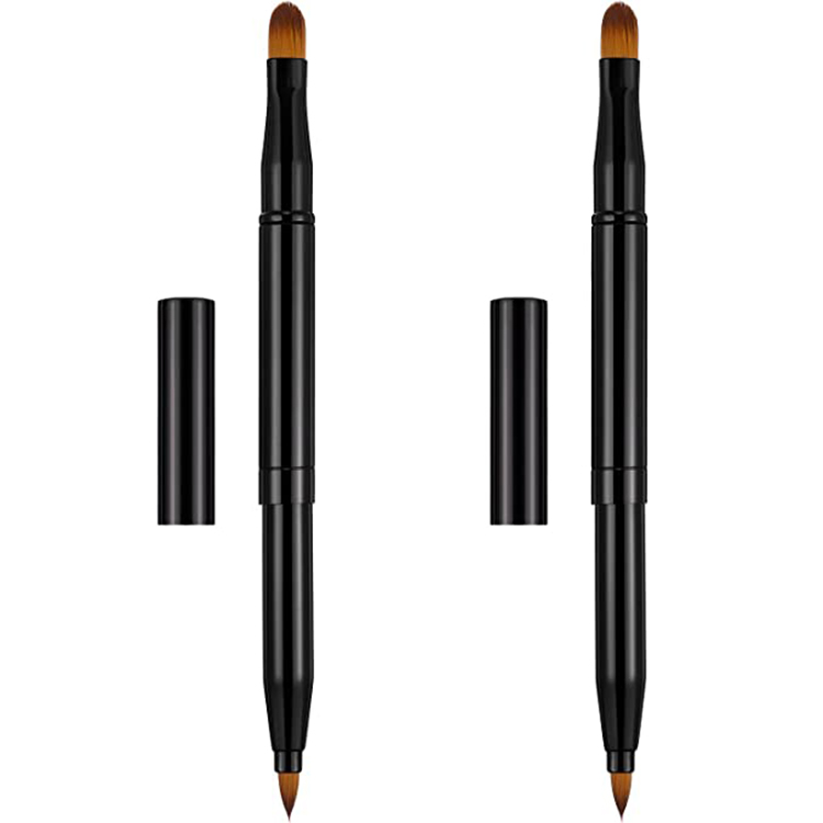 Vôsaidi Double-Sided Retractable Lip Brush Travel Lipstick Makeup Brush Eyeshadow and Concealer Brush for Female,Woman
Vôsaidi Double-Sided Retractable Lip Brush Travel Lipstick Makeup Brush Eyeshadow and Concealer Brush for Female,Woman