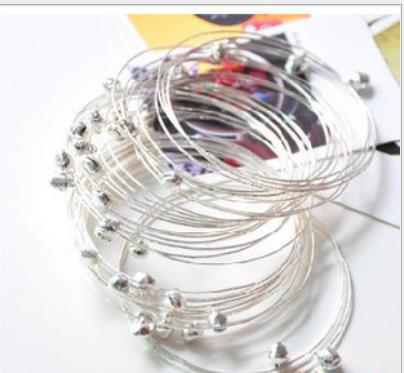 Fashion-e silver jewelry outer grind arenaceous fine with small bell Women's bracelet SZ48