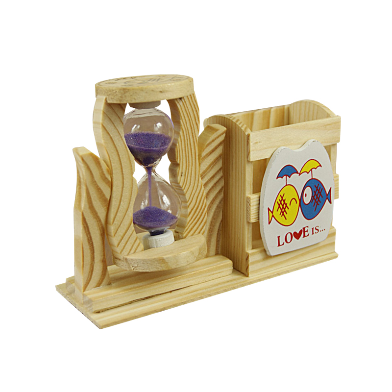 Creative Timer Wood Holder Office Desk Accessories With Hourglass Scrub Pencil Holder For Desk Stand For Gift
Creative Timer Wood Holder Office Desk Accessories With Hourglass Scrub Pencil Holder For Desk Stand For Gift