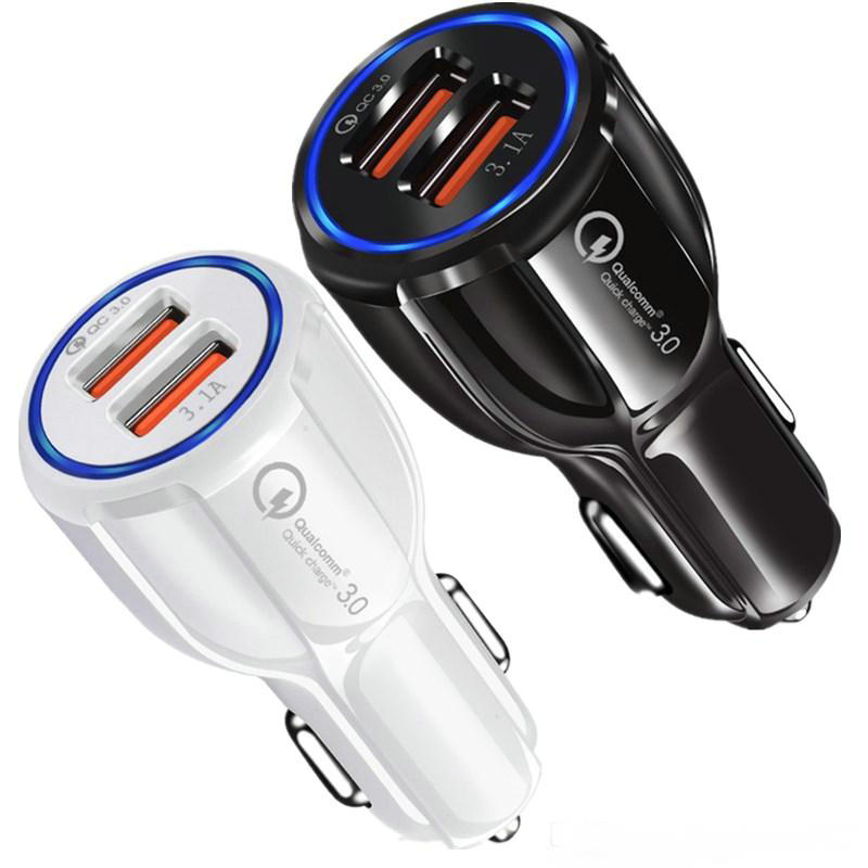 QC3.0 Car Charger fast For Mobile Phone Dual USB Car Charger quick charge 3.0 Fast Charging Adapter Mini car Phone USB Charger
QC3.0 Car Charger fast For Mobile Phone Dual USB Car Charger quick charge 3.0 Fast Charging Adapter Mini car Phone USB Charger